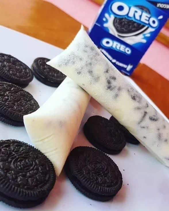Geladinho gourmet de Oreo